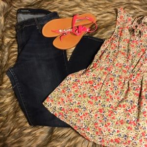 Old navy rock star mid rise jeans 14 long